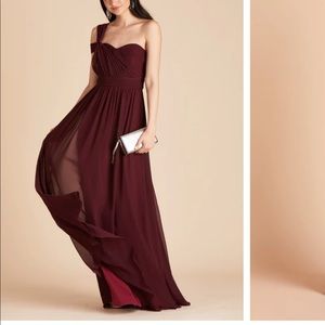 Birdy Grey Grace Convertible Chiffon Cabernet Dress
